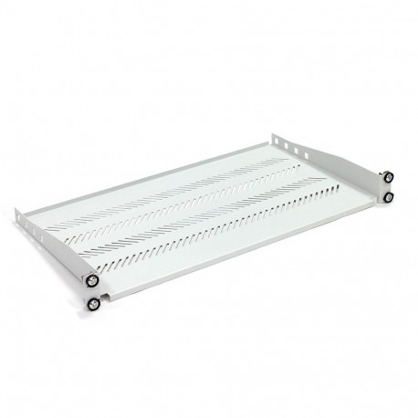 Półka do szaf 250mm 19" 483x250mm 1U szara (RAL 7035)