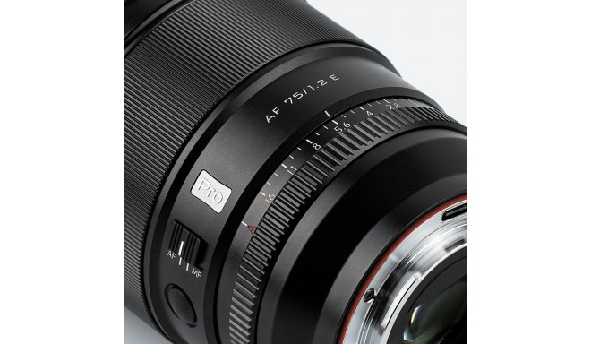 Viltrox AF 75mm F1.2 Sony E PRO