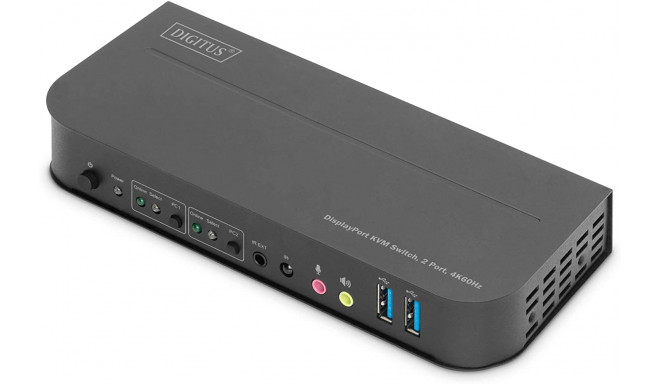 Digitus KVM switch 2-port 4K60Hz (black)