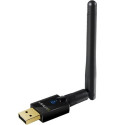 EDUP EP - AC1607 Двухдиапазонный 600 Mbps USB WiFi-адаптер 2,4 ГГц / 5,8 ГГц / с внешней антенной