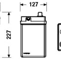 Exide Excell 45Ah 330A 237x127x227+-
