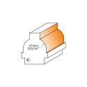 HW OVOLO SASH ROUTER BIT W/BRNG (F) S=8 D=28X19 R=10