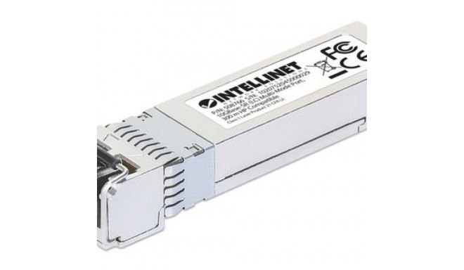 Intellinet Transceiver Module Optical, 10 Gigabit Fiber SFP+, 10GBase-SR (LC) Multi-Mode Port, 300m,