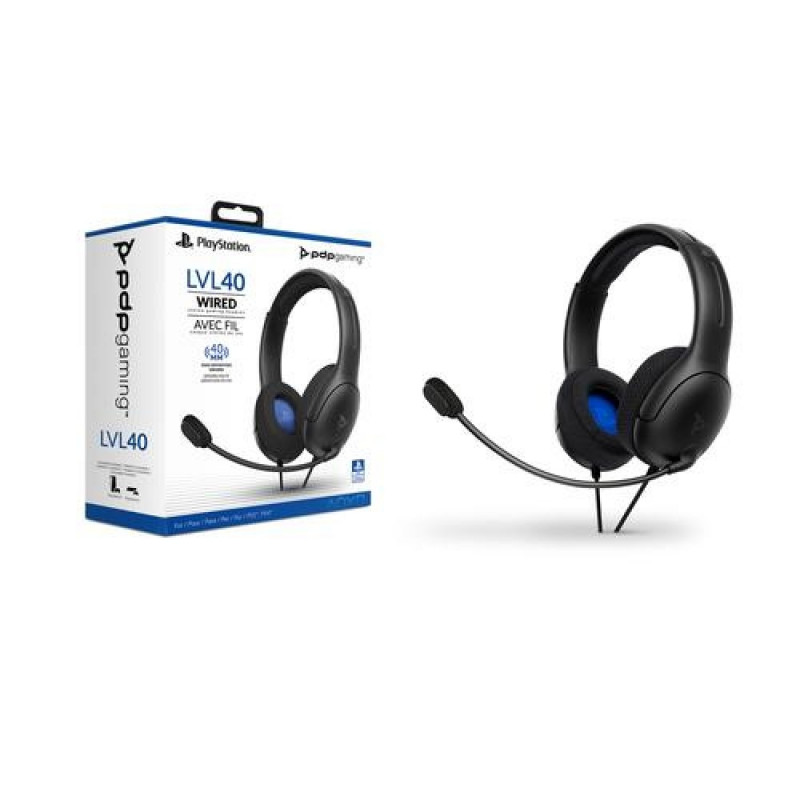 PDP LVL50 Wired Headset PS4 white 50mm driver wired