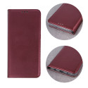 Smart Magnetic case for Samsung Galaxy S24 Ultra burgundy