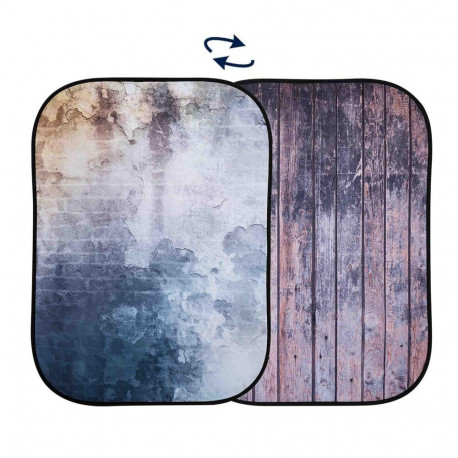 Manfrotto 1.5x2.1m lagunenud sein/puitaed taust