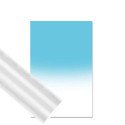 Colorama PVC Graduated Background 110x170cm Aquamarine to White