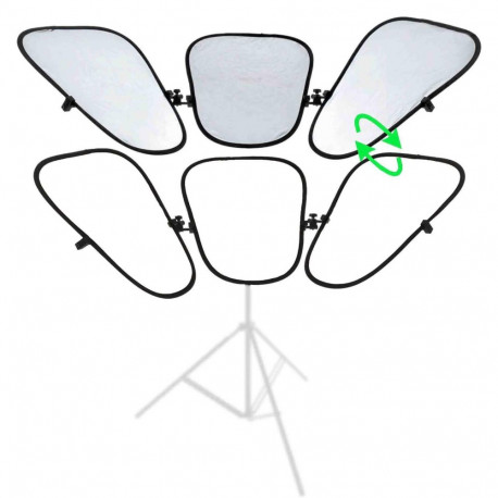 Manfrotto TriFlector valged/hõbedased paneelid