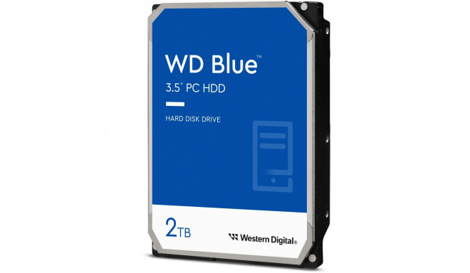 Western Digital kõvaketas 2TB Blue WD20EARZ 5400rpm 64MB