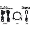 "61cm/24"" (1920x1080) Iiyama ProLite XU2494HSU-B6 16:9 FHD 100Hz 1ms HDMI DP USB LS Black"