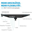 "60,5cm/23,8'' (1920x1080) HP E24m G4 16:9 5ms USB-C VGA HDMI DP Speaker Full HD Black"