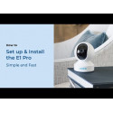Valvekaamera Reolink E1 Outdoor Pro WiFi-ga 8MP, 4K, PTZ, 3X optical zoom, isiku ja sõiduki tuvastus