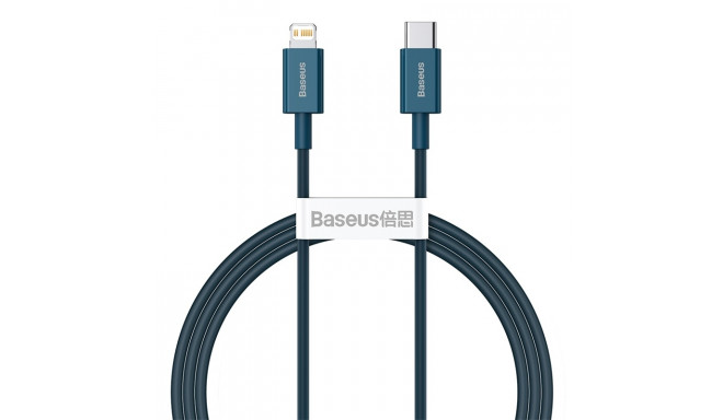 Baseus cabel Superior PD USB-C - Lightning 1,0m blue 20W