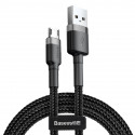 Baseus cable Cafule USB - micro USB 1,0m 2,4A gray-black