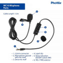 Phottix Microphone MC-10 Lavalier