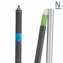 Novoflex QuadroLeg Pole/Walking stick | 2pcs