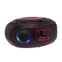 Denver TCL-212BT PINK CD player Portable CD player Black, Pink