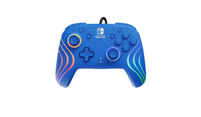 PDP Afterglow Wave Blue USB Gamepad Analogue / Digital Nintendo Switch, Nintendo Switch OLED