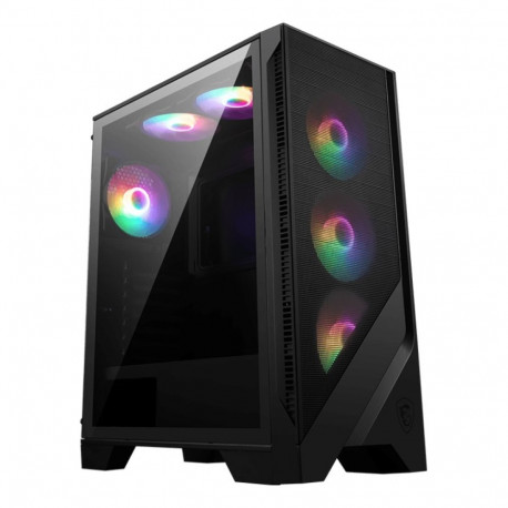 MSI MAG Forge 120A AIRFLOW Midi Tower Black, Transparent