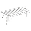 Gembird MS-TABLE-01 monitor mount / stand Black Desk