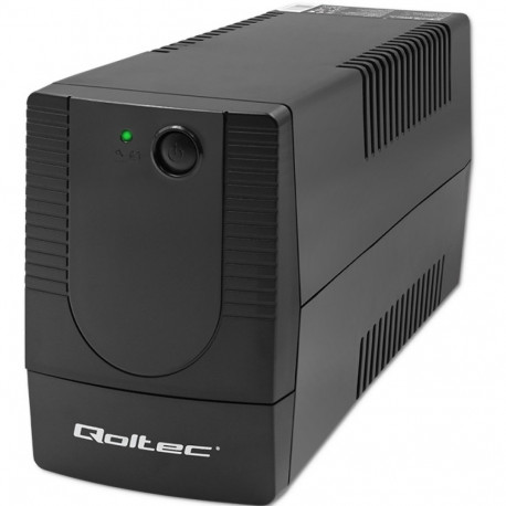 Qoltec 53772 katkestusteta toiteallikas (UPS) line-interactive 0,65 kVA 360 W 1 AC pesa