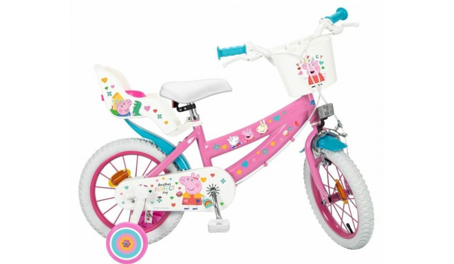 laste jalgratas 14" Peppa Pig roosa 1495 TOIMSA