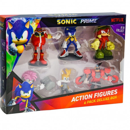 SONIC PRIME - ZESTAW 8 FIGUREK [DELUXE BOX] - Toy figures - Photopoint.lv