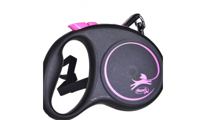 Flexi Black Design S 5 m Dog Retractable lead