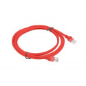 Lanberg võrgukaabel Cat5e U/UTP (UTP) 2m, punane (PCU5-10CC-0200-R)