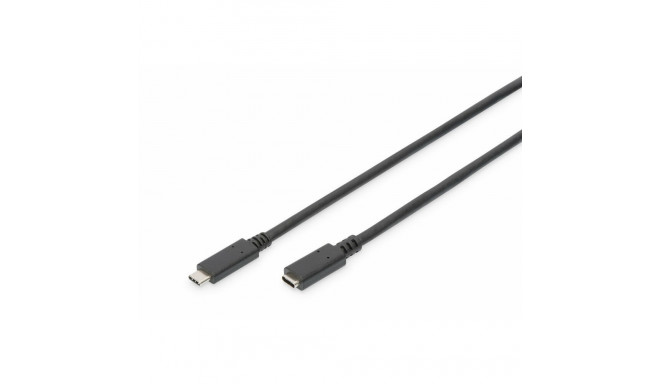 USB-C-kaabel Digitus AK-300210-007-S Must 70 cm
