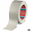 Клейкая лента TESA упаковки Белый 50 mm x 50 m (6 штук)