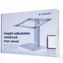 15.6-inch notebook stand with height adjustment, silver