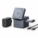 3-in-1 Cube MagSafe grey