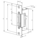 Reverse electric strike 300mA, 12V