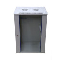 Rack cabinet 18U 600x600mm grey hanging