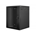 Wall-Mounted Rack 19'' 15U 600X600mm black Wall-Mounted Rack 19'' 15U 600X600mm black