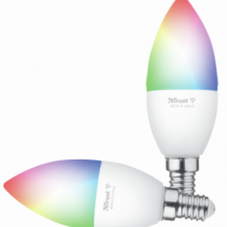 Trust Smart WiFi LED Candle E14 White & Color (duo-pack) LED bulb