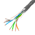 LAN CABLE CAT.5E SFTP 305M SOLID CU CPR + FLUKE PASSED GREY LANBERG