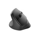 VERTICAL MOUSE NATEC CRAKE 2 WIRELESS 2400DPI BLUETOOTH 5.2 + 2.4GHZ FOR LEFT HANDED USERS BLACK