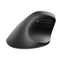 VERTICAL MOUSE NATEC CRAKE 2 WIRELESS 2400DPI BLUETOOTH 5.2 + 2.4GHZ FOR LEFT HANDED USERS BLACK