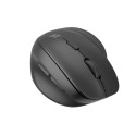 VERTICAL MOUSE NATEC CRAKE 2 WIRELESS 2400DPI BLUETOOTH 5.2 + 2.4GHZ FOR LEFT HANDED USERS BLACK