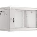 RACK CABINET 19" WALL-MOUNT 6U/600X450 (FLAT PACK) V2 GREY LANBERG