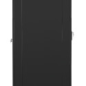 RACK CABINET 19" FREE-STANDING 47U/800X1000 (FLAT PACK) BLACK LANBERG