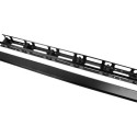 VERTICAL CABLE MANAGEMENT PANEL 22U FOR 19" FREE-STANDING CABINETS 2PCS BLACK LANBERG