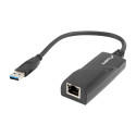 USB–>RJ45 ETHERNET ADAPTER NETWORK CARD LANBERG USB 3.0 1X RJ45 1GB CABLE