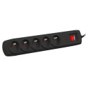 SURGE PROTECTOR NATEC BERCY 400 1.5M 5X FRENCH OUTLETS BLACK