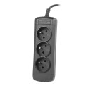 POWER STRIP NATEC EXTREME MEDIA 3X OUTLETS FOR UPS SYSTEM (IEC CONNECTOR)