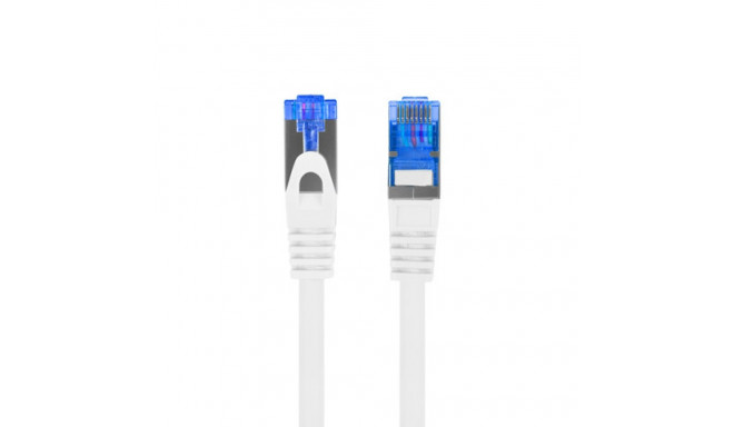 PATCHCORD CAT.6A S/FTP LSZH CCA 3M WHITE FLUKE PASSED LANBERG