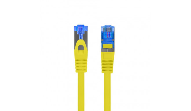PATCHCORD CAT.6A S/FTP LSZH CCA 0.5M YELLOW FLUKE PASSED LANBERG
