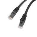 PATCHCORD CAT.6 UTP LSZH CU 0.5M BLACK FLUKE PASSED LANBERG
